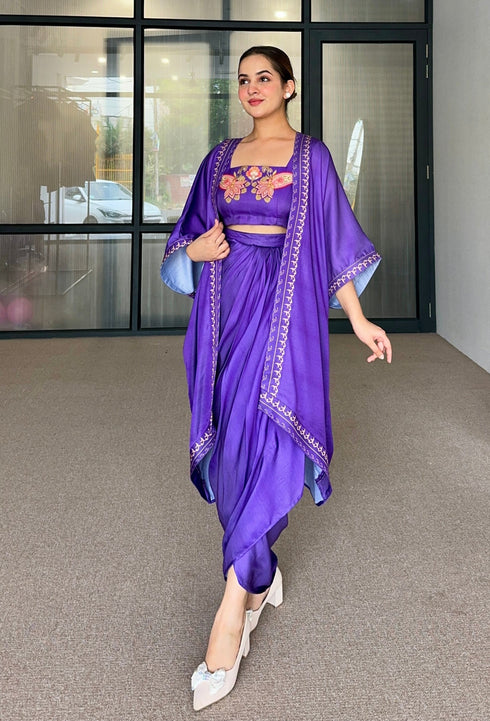 Purple Festive Fusion Set